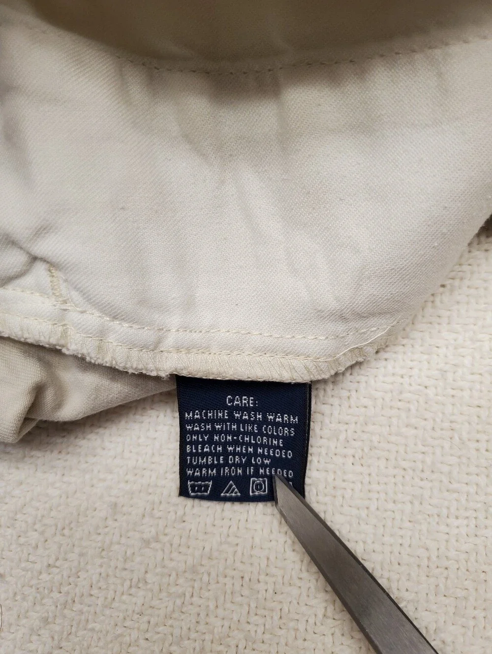 Ralph Lauren Sport Women's Sz 4 Khaki Chino Shorts Pony Logo Cuffed Preppy